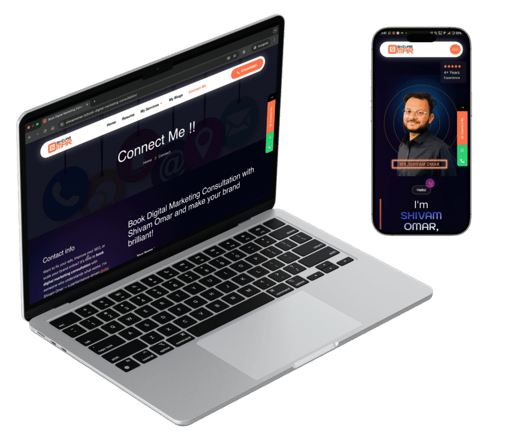 Book digital marketing consultation image for website